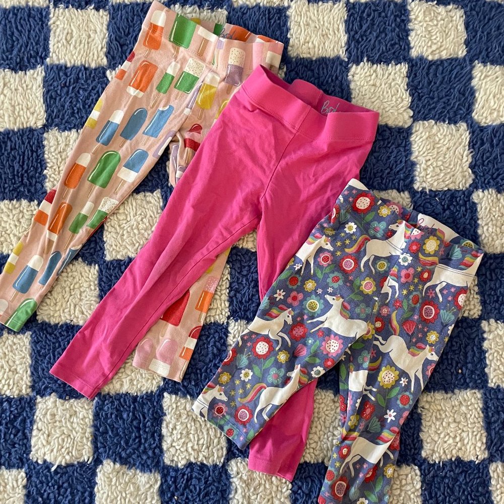 3-Pack Boden Girls Leggings | 3-4T